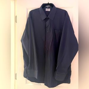 Berlioni navy men’s dress shirt - 2XL